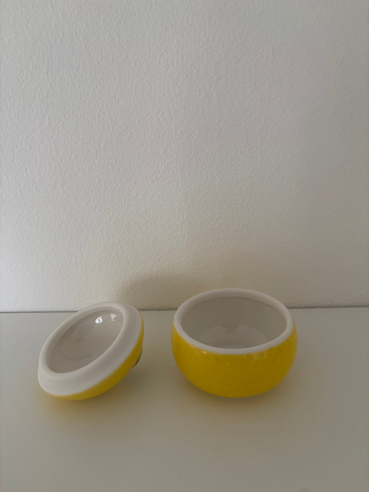 Lille keramik skål - citrusformet perle
